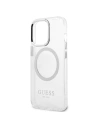 Hurtownia GSM - Etui Guess GUHMP13LHTRMS Apple iPhone 13 Pro ezüst/silver kemény tok Metal Outline Magsafe - GUE2229 - {ean13} - Hurt