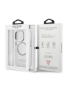 Hurtownia GSM - Etui Guess GUHMP13LHTRMS Apple iPhone 13 Pro ezüst/silver kemény tok Metal Outline Magsafe - GUE2229 - {ean13} - Hurt
