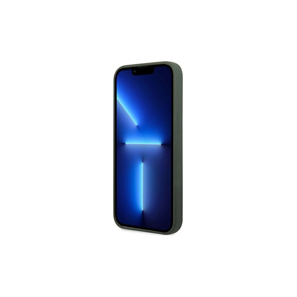Wholesale Guess GUHMP13LSPLA Apple iPhone 13 Pro khaki hard case Silicone Logo Plate MagSafe - GUE2230 - {ean13} - Hurt