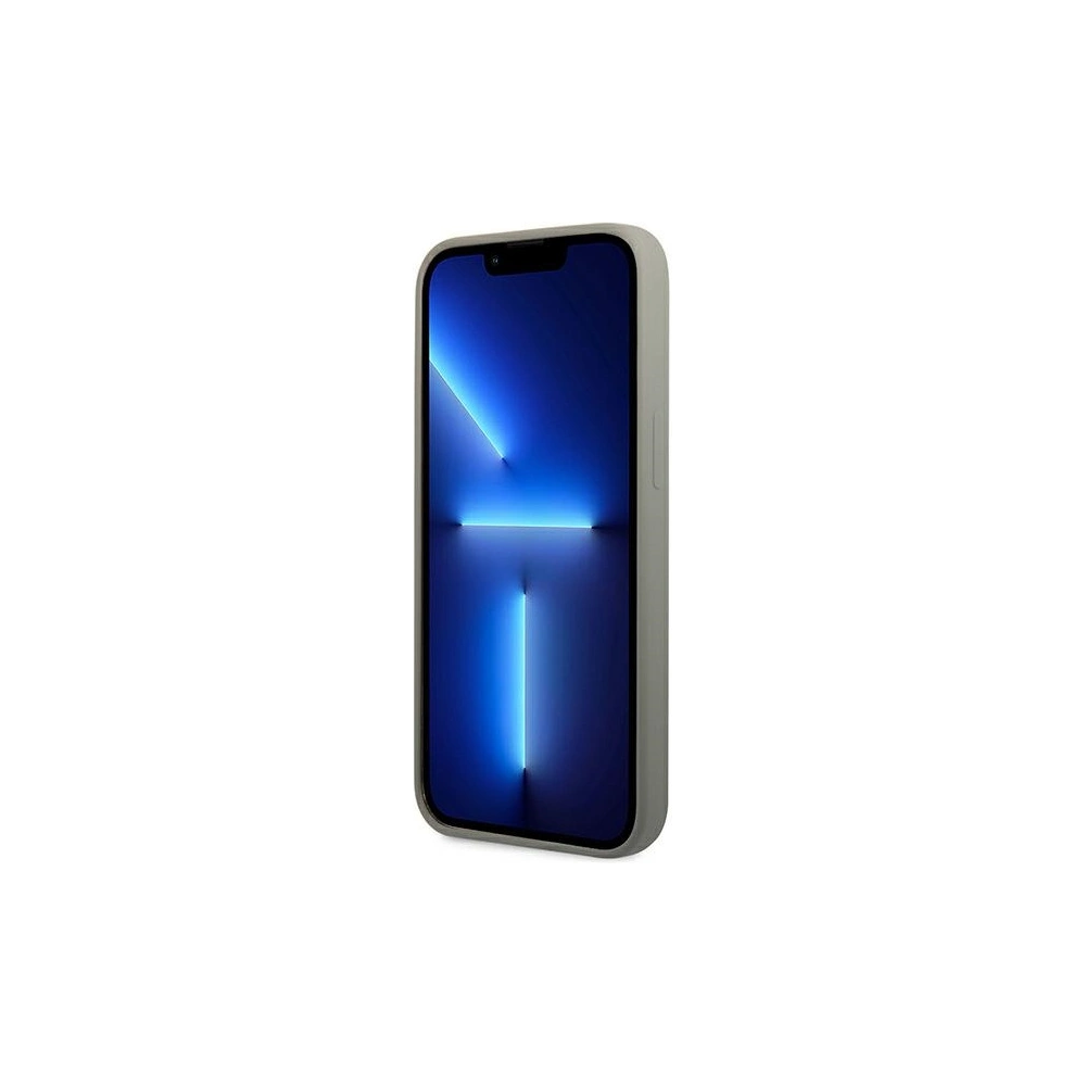 Wholesale Guess GUHMP13LSPLG Apple iPhone 13 Pro grey hard case Silicone Logo Plate MagSafe - GUE2231 - {ean13} - Hurt