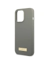 Wholesale Guess GUHMP13LSPLG Apple iPhone 13 Pro grey hard case Silicone Logo Plate MagSafe - GUE2231 - {ean13} - Hurt