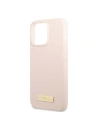 Wholesale Guess GUHMP13LSPLP Apple iPhone 13 Pro pink hard case Silicone Logo Plate MagSafe - GUE2233 - {ean13} - Hurt