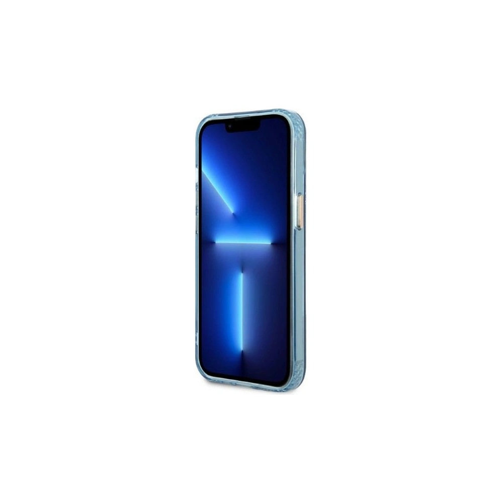 Hurtownia GSM - Etui Guess GUHMP13MHTCMB Apple iPhone 13 modrý/blue tvrdý kryt Gold Outline Translucent MagSafe - GUE2234 - {ean13} - Hurt