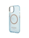 Hurtownia GSM - Etui Guess GUHMP13MHTCMB Apple iPhone 13 albastru/blue hard case Gold Outline Translucent MagSafe - GUE2234 - {ean13} - Hurt