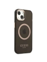 Hurtownia GSM - Etui Guess GUHMP13MHTCMK Apple iPhone 13 fekete/black kemény tok Arany Keret Átlátszó MagSafe - GUE2235 - {ean13} - Hurt