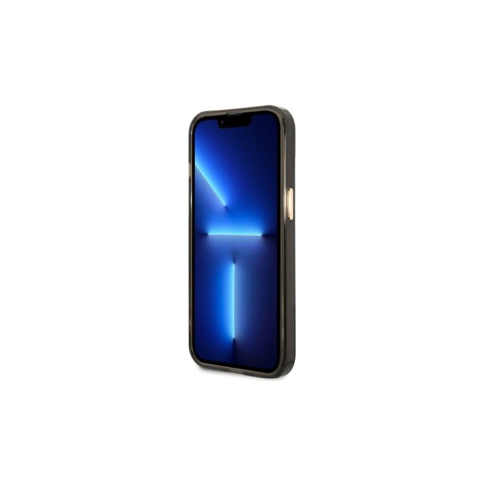 Hurtownia GSM - Etui Guess GUHMP13MHTCMK Apple iPhone 13 fekete/black kemény tok Arany Keret Átlátszó MagSafe - GUE2235 - {ean13} - Hurt