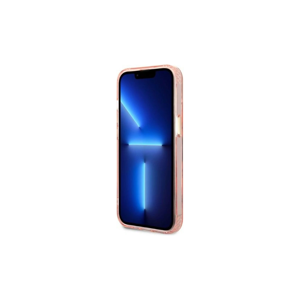 Hurtownia GSM - Etui Guess GUHMP13MHTCMP Apple iPhone 13 rózsaszín/pink kemény tok Arany Keret Átlátszó MagSafe - GUE2236 - {ean13} - Hurt