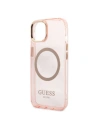 Hurtownia GSM - Etui Guess GUHMP13MHTCMP Apple iPhone 13 różowy/pink hard case Gold Outline Translucent MagSafe - GUE2236 - {ean13} - Hurt