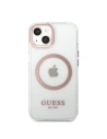 Hurtownia GSM - Etui Guess GUHMP13MHTRMP Apple iPhone 13 różowy/pink hard case Metal Outline Magsafe - GUE2237 - {ean13} - Hurt