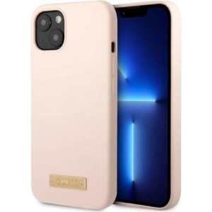 Hurtownia GSM - Etui Guess GUHMP13SSBPLP Apple iPhone 13 mini rózsaszín/pink kemény tok Szilikon Logó Tábla MagSafe - GUE2242 - {ean13} - Hurt