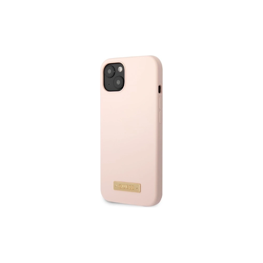 Hurtownia GSM - Etui Guess GUHMP13SSBPLP Apple iPhone 13 mini růžový/pink hard case silikonová logo deska MagSafe - GUE2242 - {ean13} - Hurt
