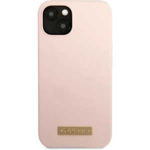 Hurtownia GSM - Etui Guess GUHMP13SSBPLP Apple iPhone 13 mini rózsaszín/pink kemény tok Szilikon Logó Tábla MagSafe - GUE2242 - {ean13} - Hurt