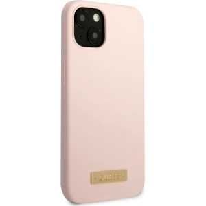 Hurtownia GSM - Etui Guess GUHMP13SSBPLP Apple iPhone 13 mini rózsaszín/pink kemény tok Szilikon Logó Tábla MagSafe - GUE2242 - {ean13} - Hurt