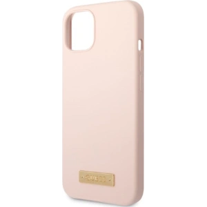 Hurtownia GSM - Etui Guess GUHMP13SSBPLP Apple iPhone 13 mini rózsaszín/pink kemény tok Szilikon Logó Tábla MagSafe - GUE2242 - {ean13} - Hurt