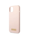 Hurtownia GSM - Etui Guess GUHMP13SSBPLP Apple iPhone 13 mini różowy/pink hard case Silicone Logo Plate MagSafe - GUE2242 - {ean13} - Hurt
