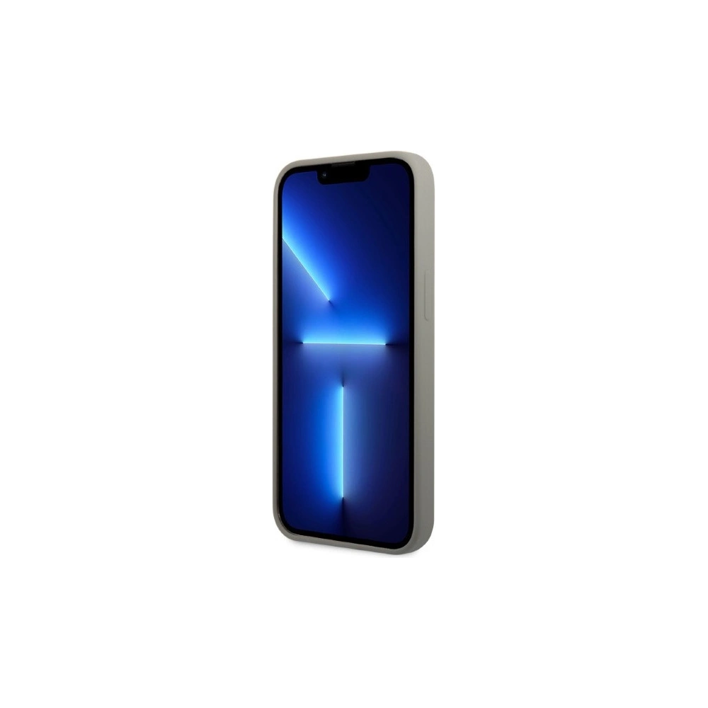Hurtownia GSM - Case Guess GUHMP13SSPLG Apple iPhone 13 mini grau/grey Hartschale Silikon Logo Platte MagSafe - GUE2243 - {ean13} - Hurt