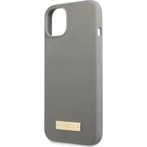 Hurtownia GSM - Etui Guess GUHMP13SSPLG Apple iPhone 13 mini szürke/grey kemény tok Szilikon Logó Plate MagSafe - GUE2243 - {ean13} - Hurt