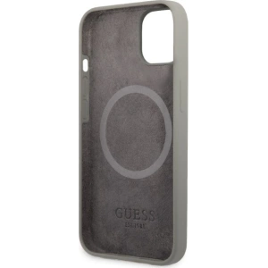 Hurtownia GSM - Etui Guess GUHMP13SSPLG Apple iPhone 13 mini szürke/grey kemény tok Szilikon Logó Plate MagSafe - GUE2243 - {ean13} - Hurt