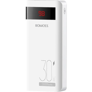 Hurtownia GSM - Powerbank Romoss Sense6PS Pro 20000mAh, 30W (alb) - ROM19 - {ean13} - Hurt
