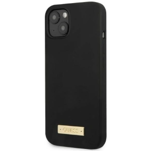 Hurtownia GSM - Etui Guess GUHMP13SSPLK Apple iPhone 13 mini fekete/black kemény tok Szilikon Logó Lemez MagSafe - GUE2244 - {ean13} - Hurt