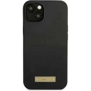 Hurtownia GSM - Etui Guess GUHMP13SSPLK Apple iPhone 13 mini fekete/black kemény tok Szilikon Logó Lemez MagSafe - GUE2244 - {ean13} - Hurt