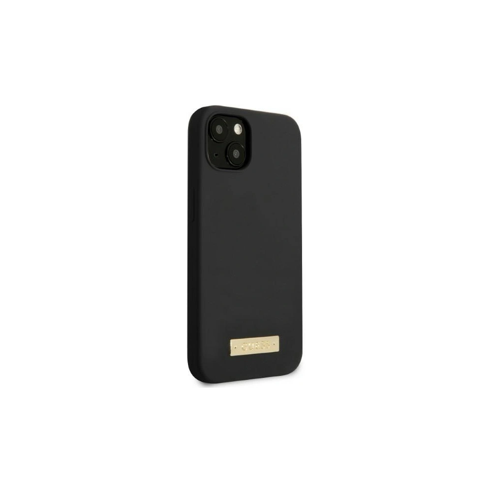 Hurtownia GSM - Case Guess GUHMP13SSPLK Apple iPhone 13 mini schwarz/black Hartschale Silikon Logo-Platte MagSafe - GUE2244 - {ean13} - Hurt