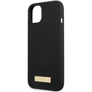 Hurtownia GSM - Etui Guess GUHMP13SSPLK Apple iPhone 13 mini fekete/black kemény tok Szilikon Logó Lemez MagSafe - GUE2244 - {ean13} - Hurt