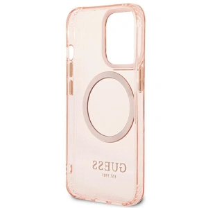 Hurtownia GSM - Etui Guess GUHMP13XHTCMP Apple iPhone 13 Pro Max roz/pink hard case Gold Outline Translucent MagSafe - GUE2248 - {ean13} - Hurt