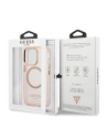 Hurtownia GSM - Etui Guess GUHMP13XHTCMP Apple iPhone 13 Pro Max rózsaszín/pink kemény tok Arany Körvonal Áttetsző MagSafe - GUE2248 - {ean13} - Hurt