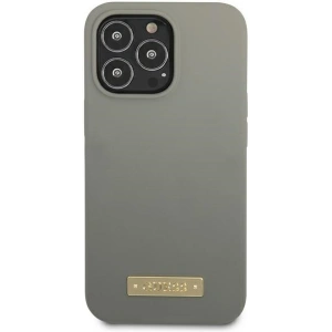Hurtownia GSM - Etui Guess GUHMP13XSPLG Apple iPhone 13 Pro Max gri/grey hard case Silicone Logo Plate MagSafe - GUE2253 - {ean13} - Hurt