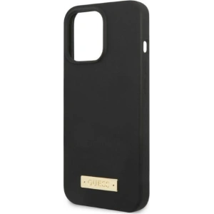 Hurtownia GSM - Etui Guess GUHMP13XSPLK Apple iPhone 13 Pro Max negru/black hard case Silicone Logo Plate MagSafe - GUE2254 - {ean13} - Hurt