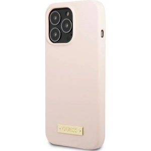 Hurtownia GSM - Case Guess GUHMP13XSPLP Apple iPhone 13 Pro Max rosa/pink Hartschale Silikon Logo-Platte MagSafe - GUE2255 - {ean13} - Hurt