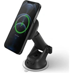 Wholesale UNIQ Magneo MagSafe 3in1 Car Dash & Vent Mount Wireless Charger grey - UNIQ817 - {ean13} - Hurt