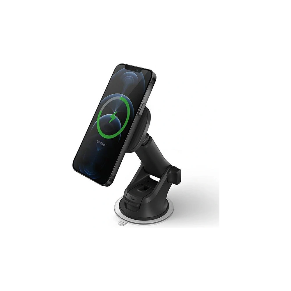 Hurtownia GSM - Uchwyt samochodowy magnetyczny z ładowaniem bezprzewodowym UNIQ Magneo MagSafe 3w1 Car Dash & Vent Mount szary/grey - UNIQ817 - {ean13} - Hurt