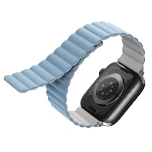 Hurtownia GSM - UNIQ Revix Apple Watch 4/5/6/7/SE/8/9/Ultra 44/45/49mm Fordítható Magnetic fehér-kék/white-blue - UNIQ818 - {ean13} - Hurt