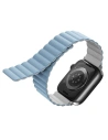 UNIQ Revix Apple Watch 4/5/6/7/SE/8/9/Ultra 44/45/49mm Wendbar Magnetic weiß-blau/white-blue
