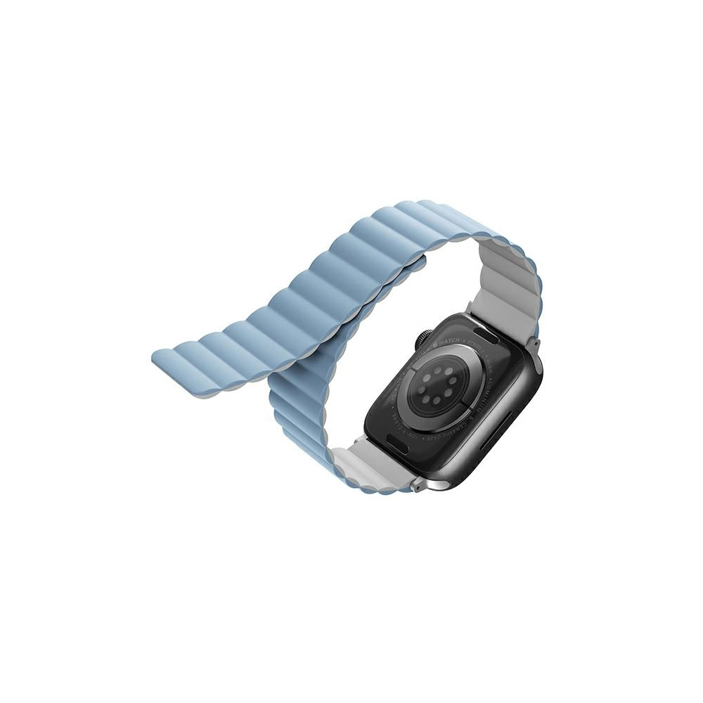 Wholesale UNIQ Revix strap Apple Watch 4/5/6/7/SE/8/9/Ultra 44/45/49mm Reversible Magnetic white-blue - UNIQ818 - {ean13} - Hurt