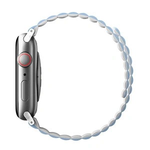 Hurtownia GSM - Pasek UNIQ Revix Apple Watch 4/5/6/7/SE/8/9/Ultra 44/45/49mm Reverzibilní Magnetic bílá-modrá/white-blue - UNIQ818 - {ean13} - Hurt