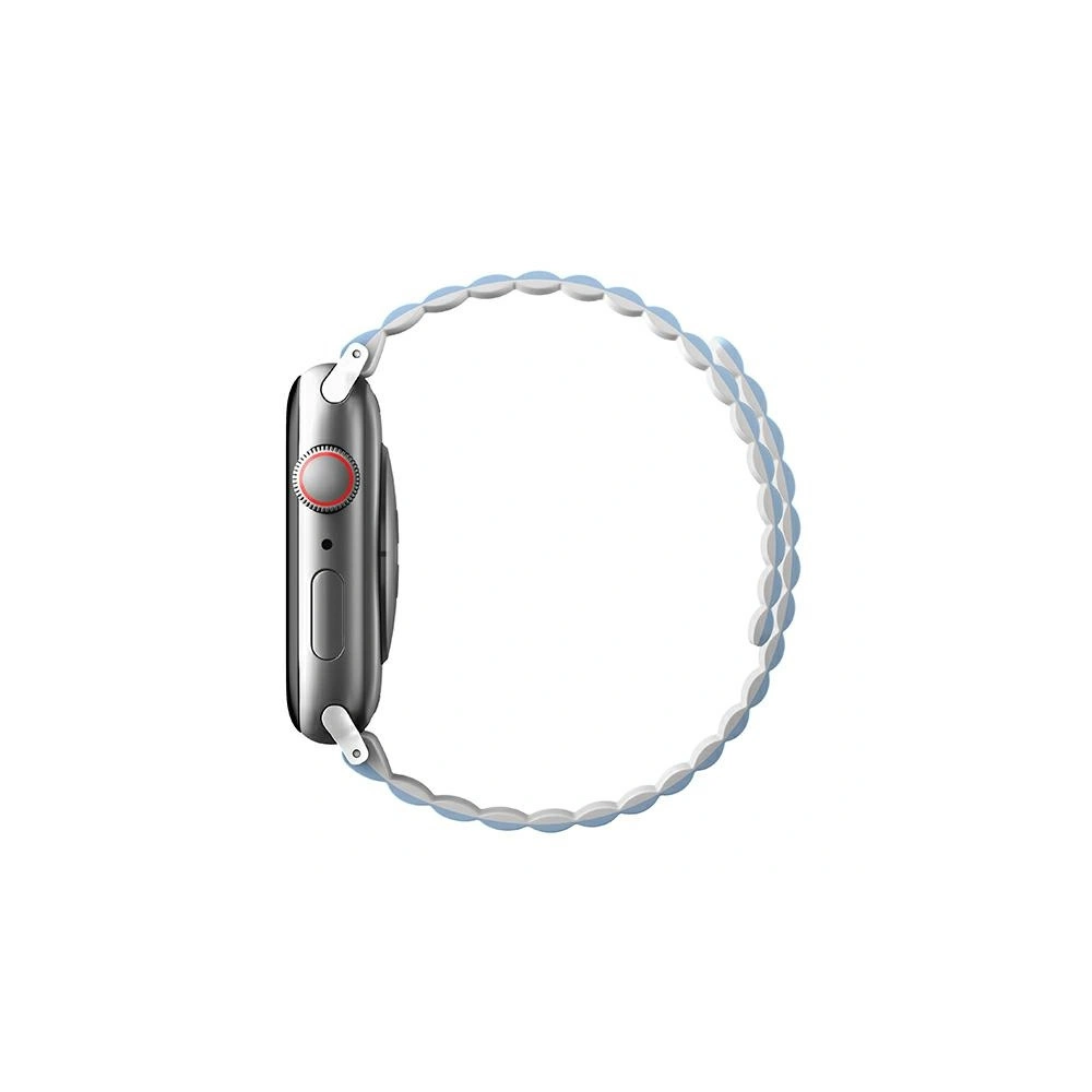 Hurtownia GSM - Pasek UNIQ Revix Apple Watch 4/5/6/7/SE/8/9/Ultra 44/45/49mm Reversibil Magnetic alb-albastru/white-blue - UNIQ818 - {ean13} - Hurt