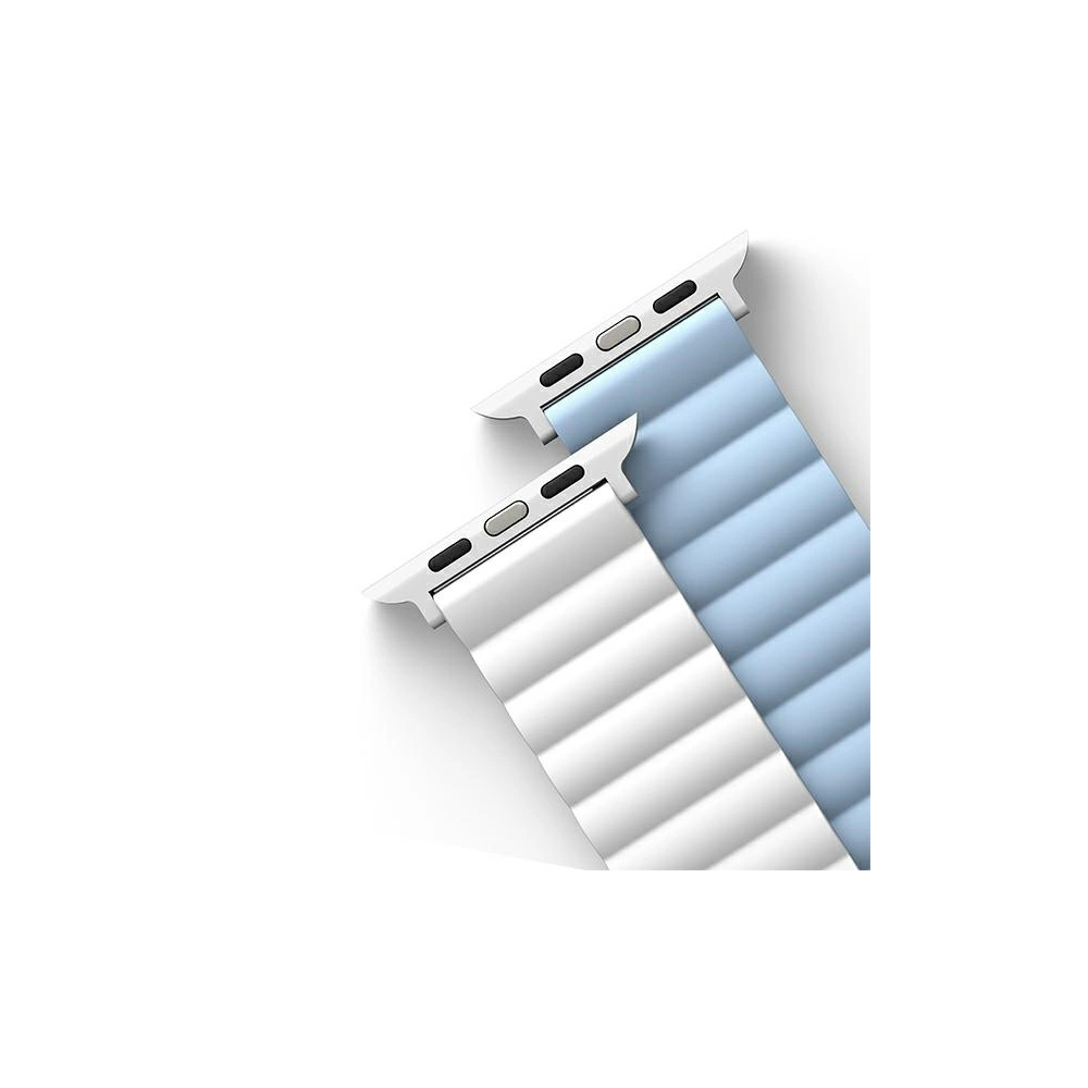 Wholesale UNIQ Revix strap Apple Watch 4/5/6/7/SE/8/9/Ultra 44/45/49mm Reversible Magnetic white-blue - UNIQ818 - {ean13} - Hurt