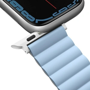 Hurtownia GSM - UNIQ Revix Apple Watch 4/5/6/7/SE/8/9/Ultra 44/45/49mm Fordítható Magnetic fehér-kék/white-blue - UNIQ818 - {ean13} - Hurt