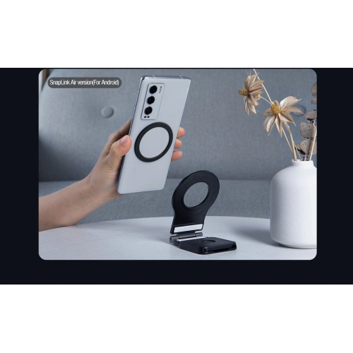 Uniwersalny uchwyt Nillkin Snapflex Magnetic Mount MagSafe + adapter Snaplink czarny