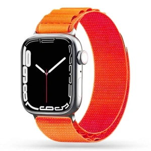 Tech-Protect Nylon Pro Strap Apple Watch 4/5/6/7/SE/8/9/Ultra 44/45/49mm Orange