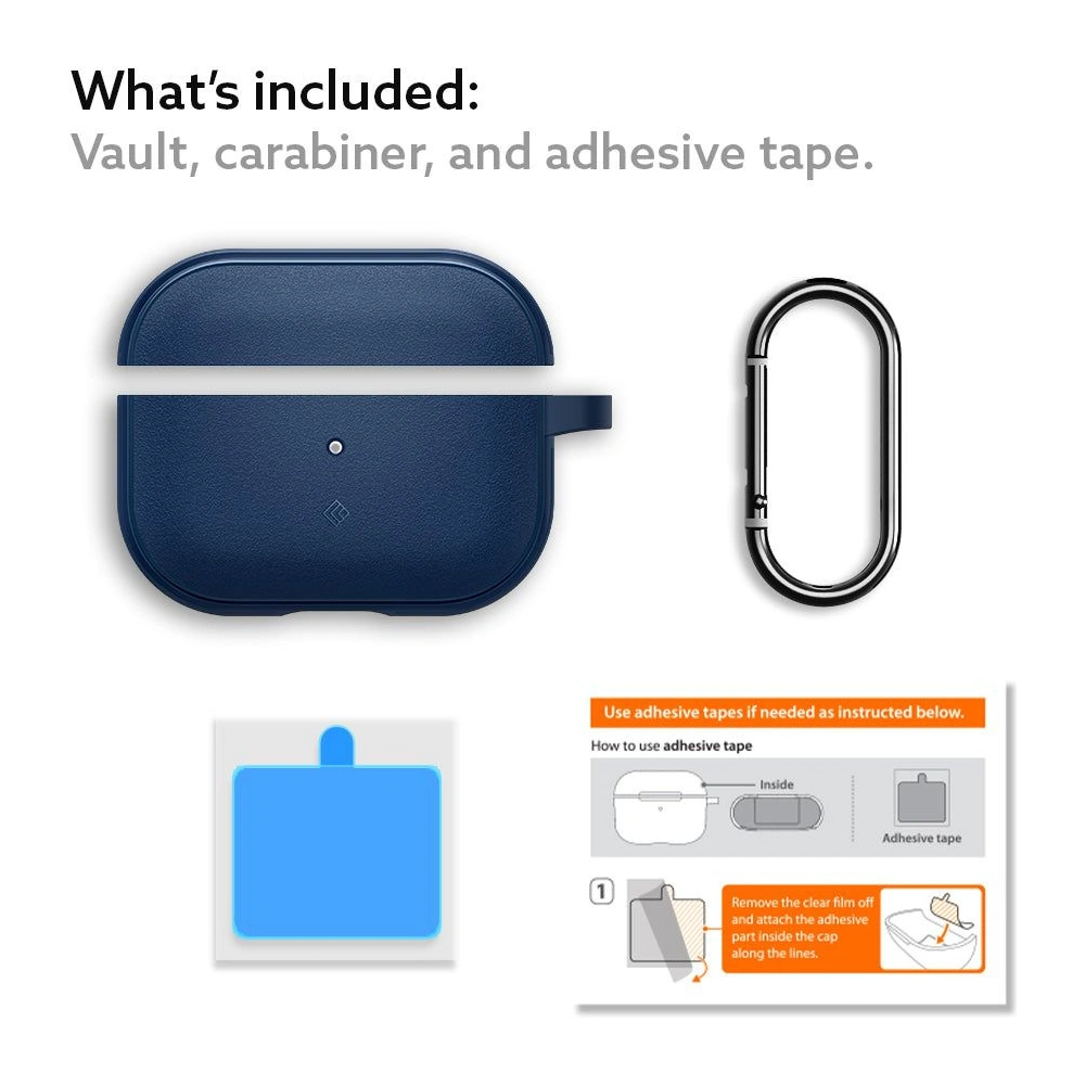 Hurtownia GSM - Etui Caseology Vault Apple AirPods Pro 1 Albastru Marina - CSL84 - {ean13} - Hurt