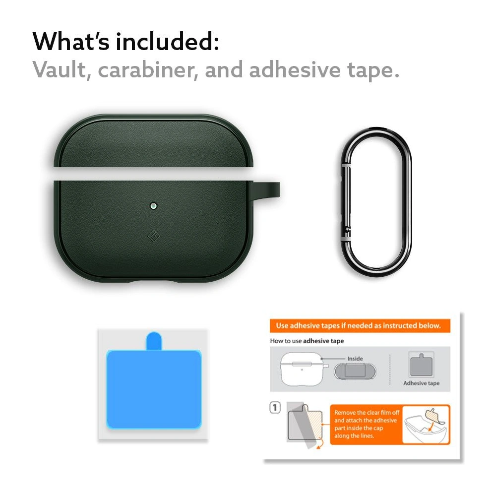 Hurtownia GSM - Etui Caseology Vault Apple AirPods Pro 1 Midnatdní zelená - CSL85 - {ean13} - Hurt