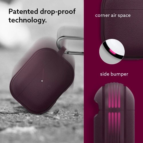 Etui Caseology Vault Apple AirPods Pro 1 Burgundy