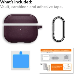 Hurtownia GSM - Etui Caseology Vault Apple AirPods Pro 1 Burgundské - CSL86 - {ean13} - Hurt