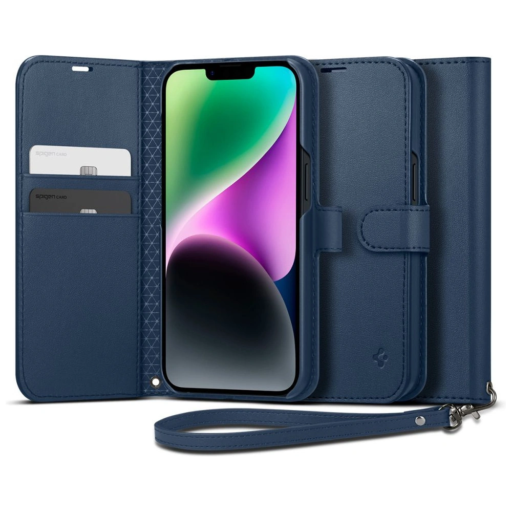 Wholesale Spigen Wallet S Apple iPhone 14 Classic Blue - SPN2563 - {ean13} - Hurt