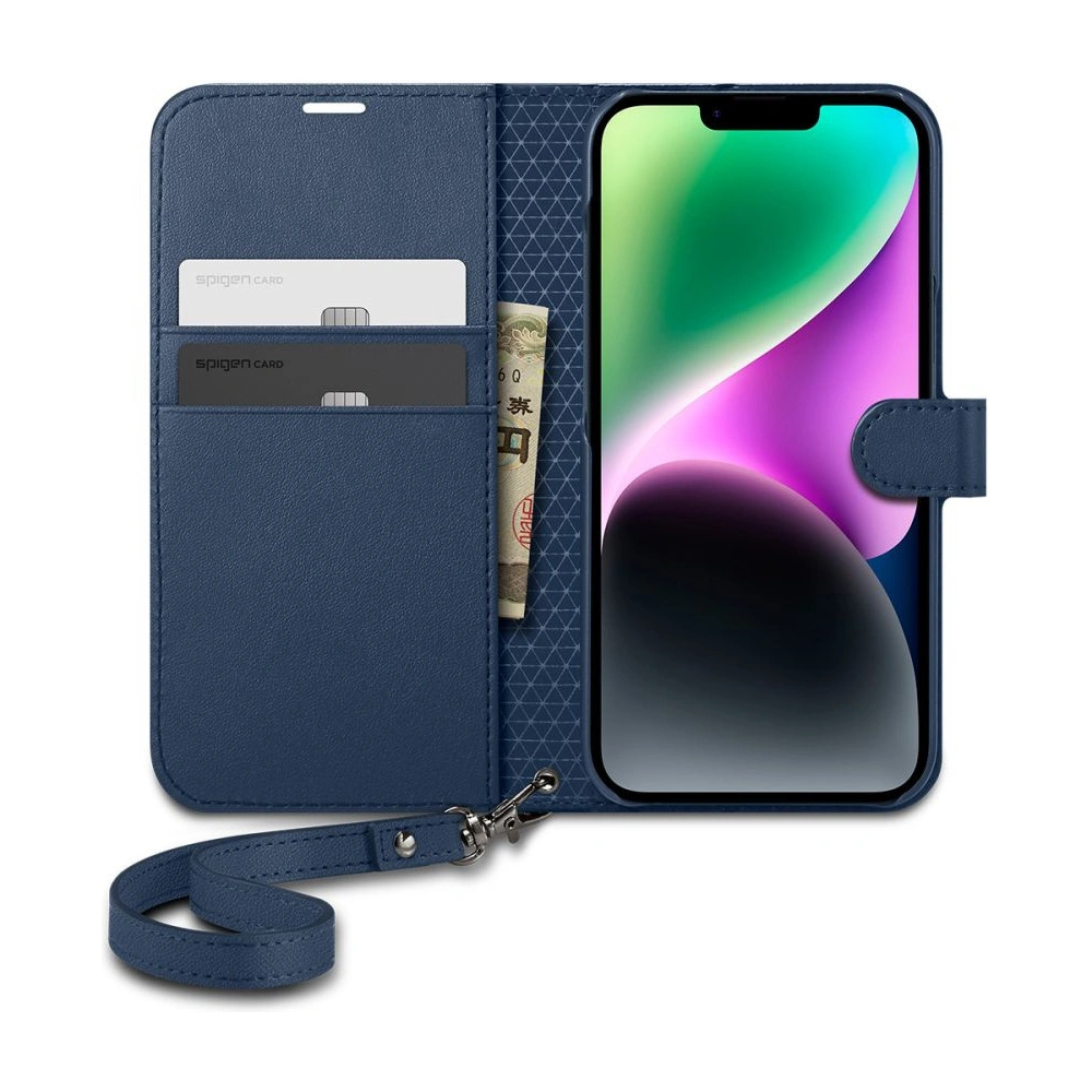 Wholesale Spigen Wallet S Apple iPhone 14 Classic Blue - SPN2563 - {ean13} - Hurt