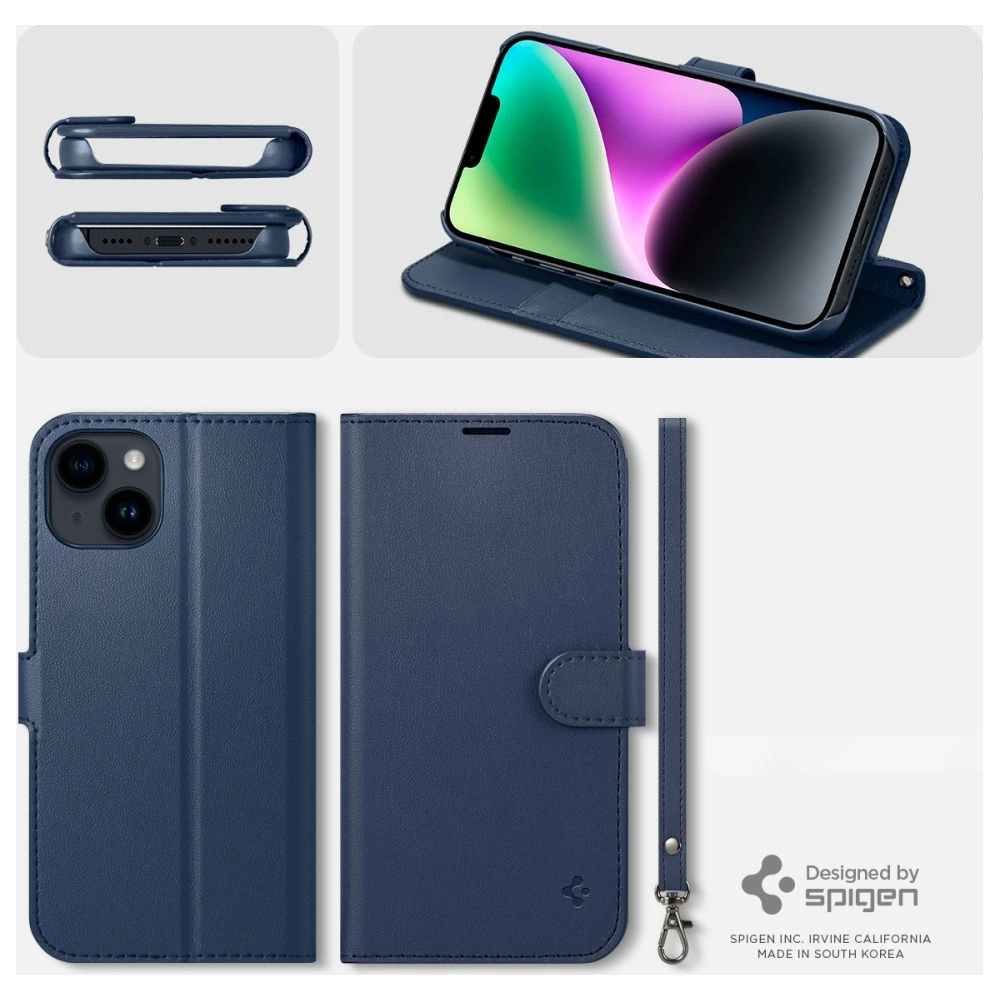Wholesale Spigen Wallet S Apple iPhone 14 Classic Blue - SPN2563 - {ean13} - Hurt